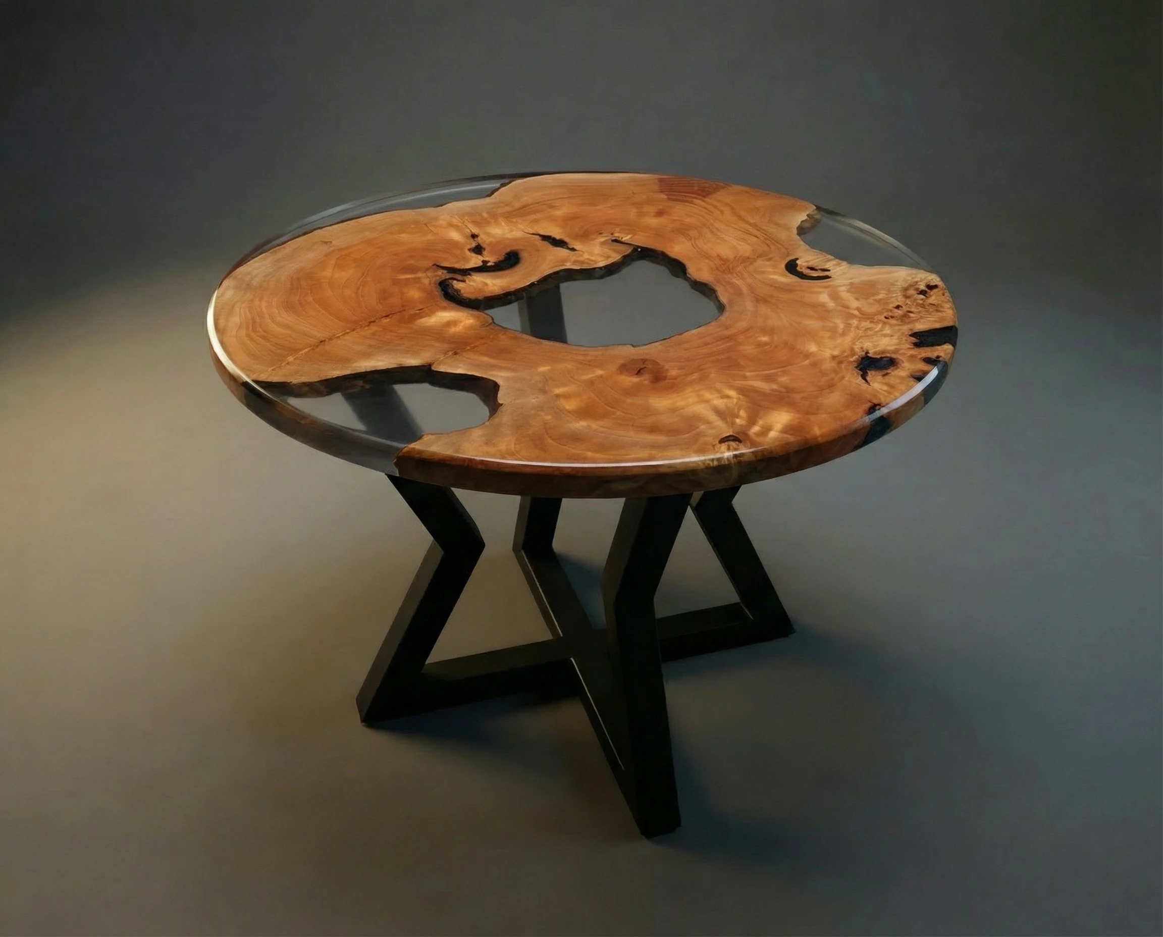Figured Poplar Rustic Slice