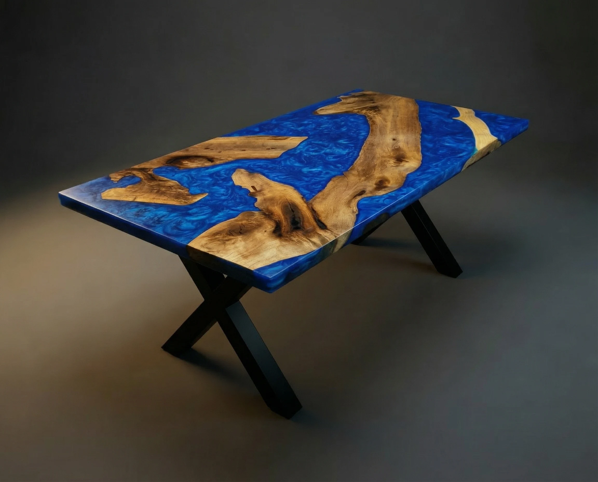 Walnut Blue Marble