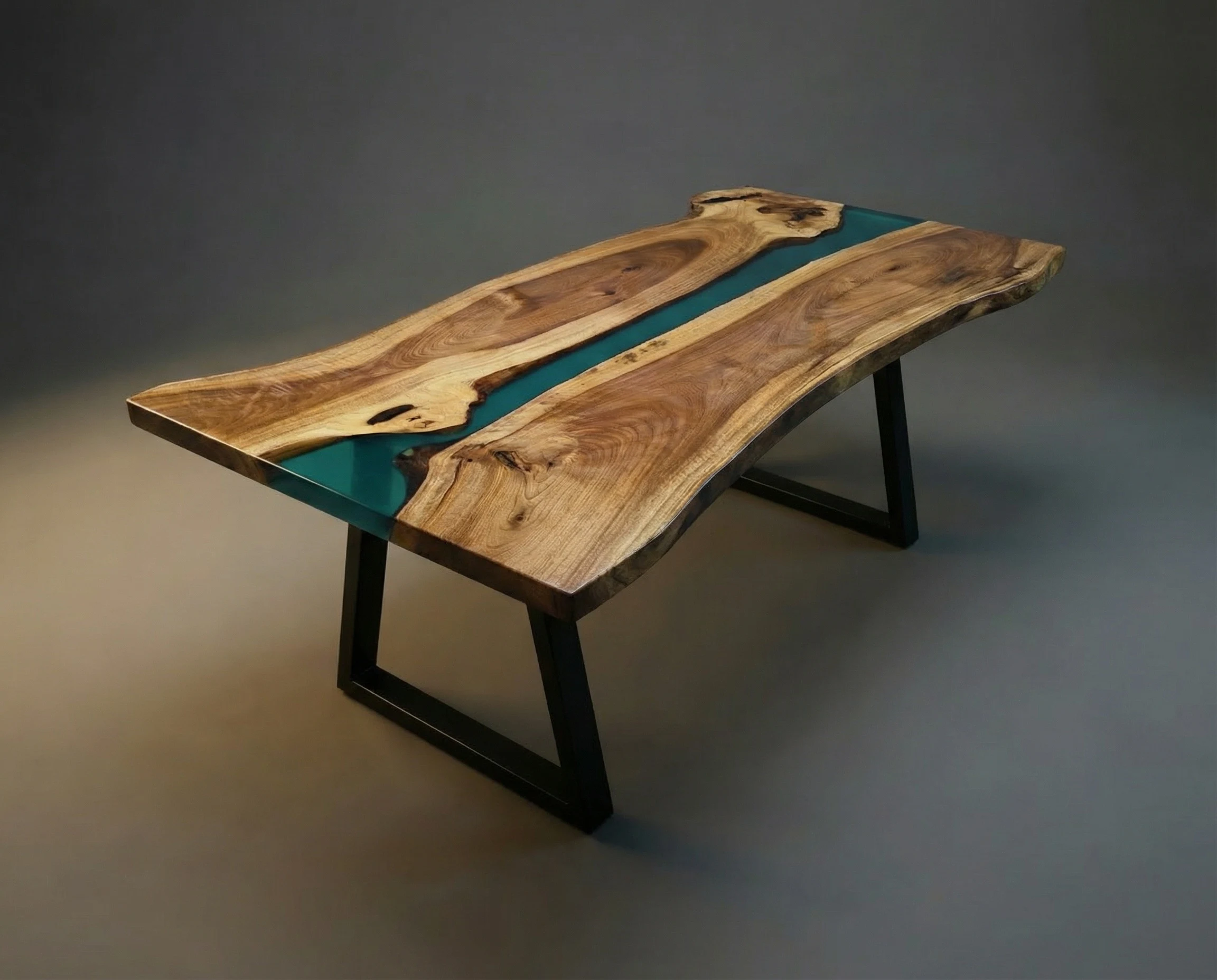 Walnut Turquoise Flow