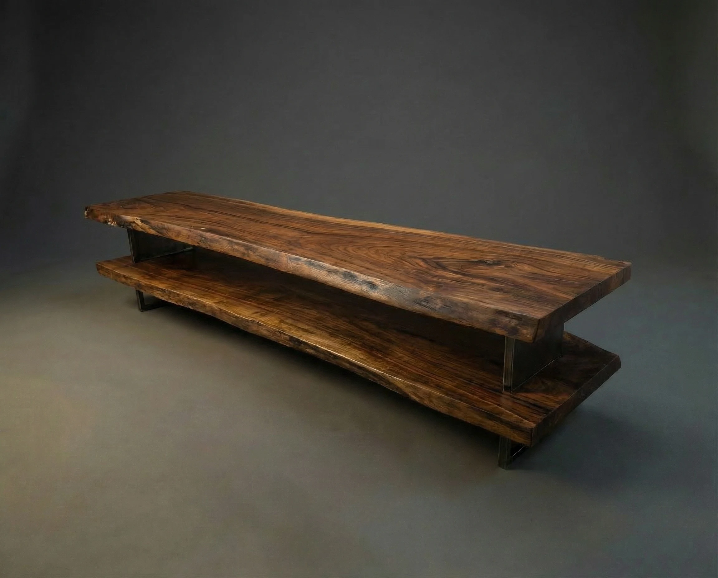 Premium Live Edge Wood Console