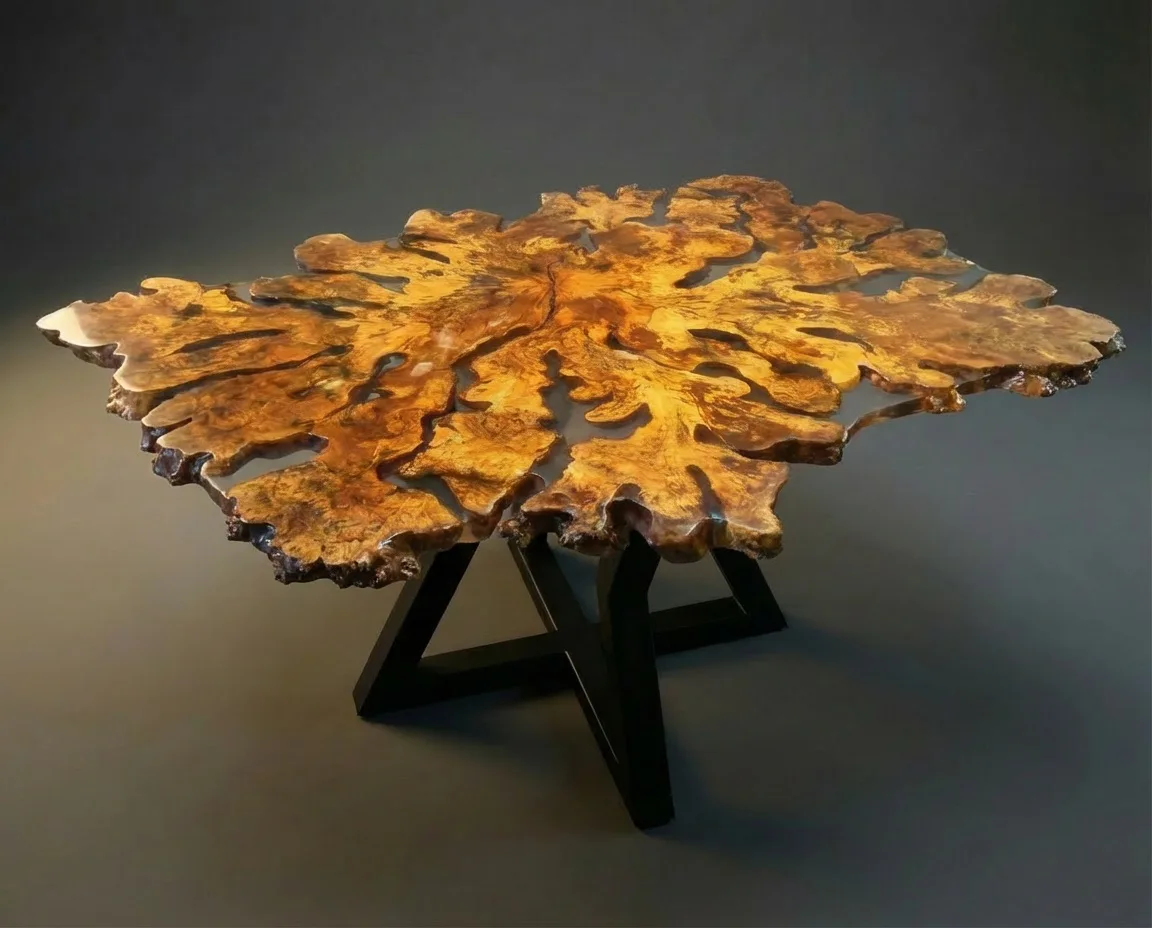 Olive Wood One-of-a-kind Silverstream