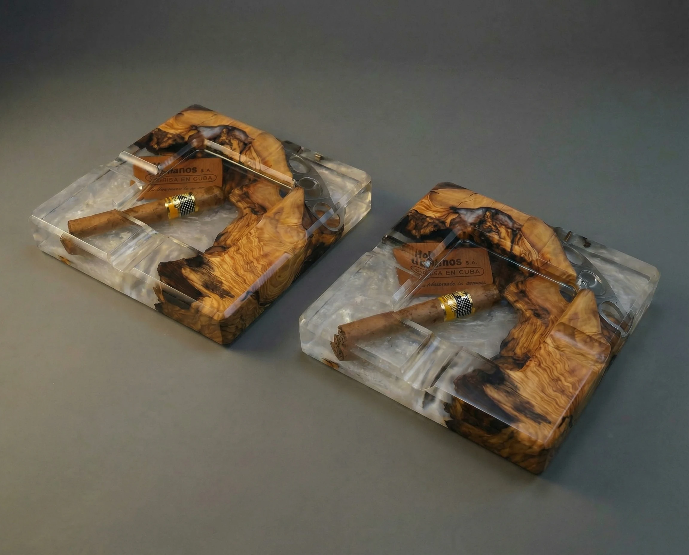 Luxury Olive Wood Ashtray